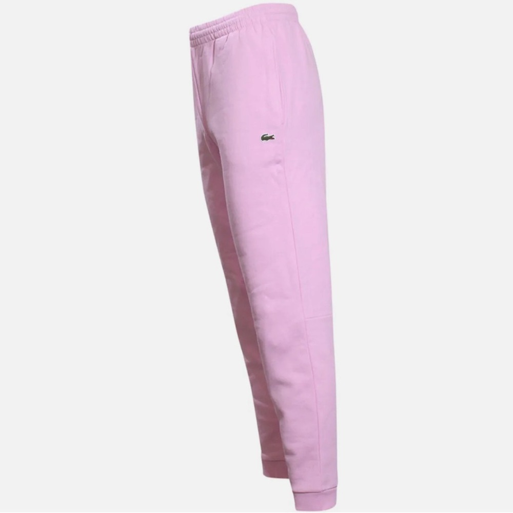 Lacoste Men's Jogger Tapered Fit Fleece Sweatpants Albizia Pink